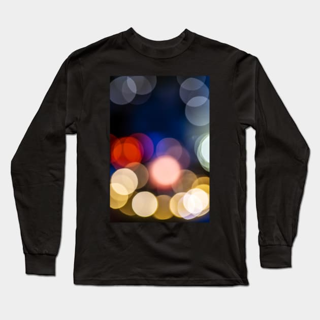 Colourful Bokeh II Long Sleeve T-Shirt by David Lichtneker